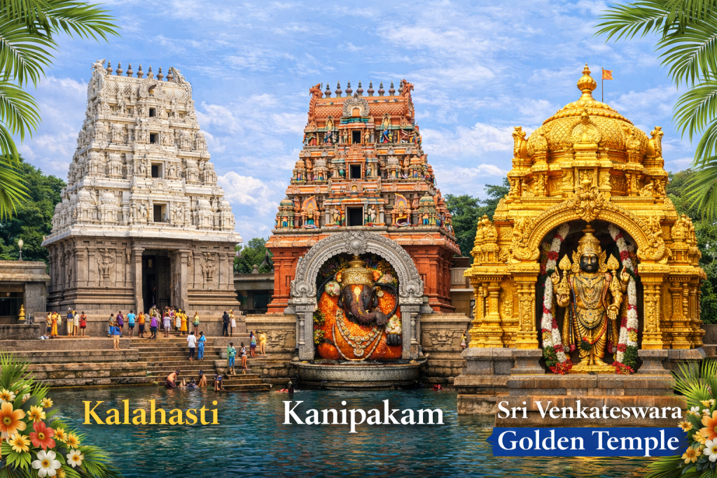 Kalahasti,Kanipakam,Golden Temples